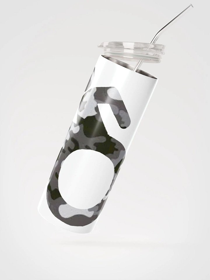 Wheelie, Dark Gray Camo SS Tumbler product image (2)