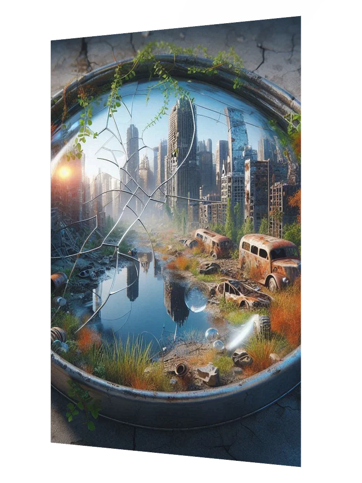 Post-Apocalyptic Reflection Enhanced Matte Paper Poster product image (6)