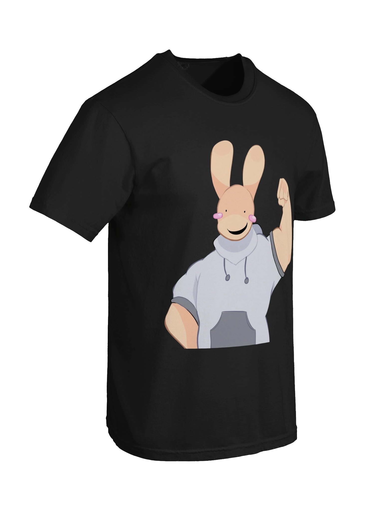 Flex Bunny T-Shirt – Funny Confident Energy Unisex Tee product image (71)