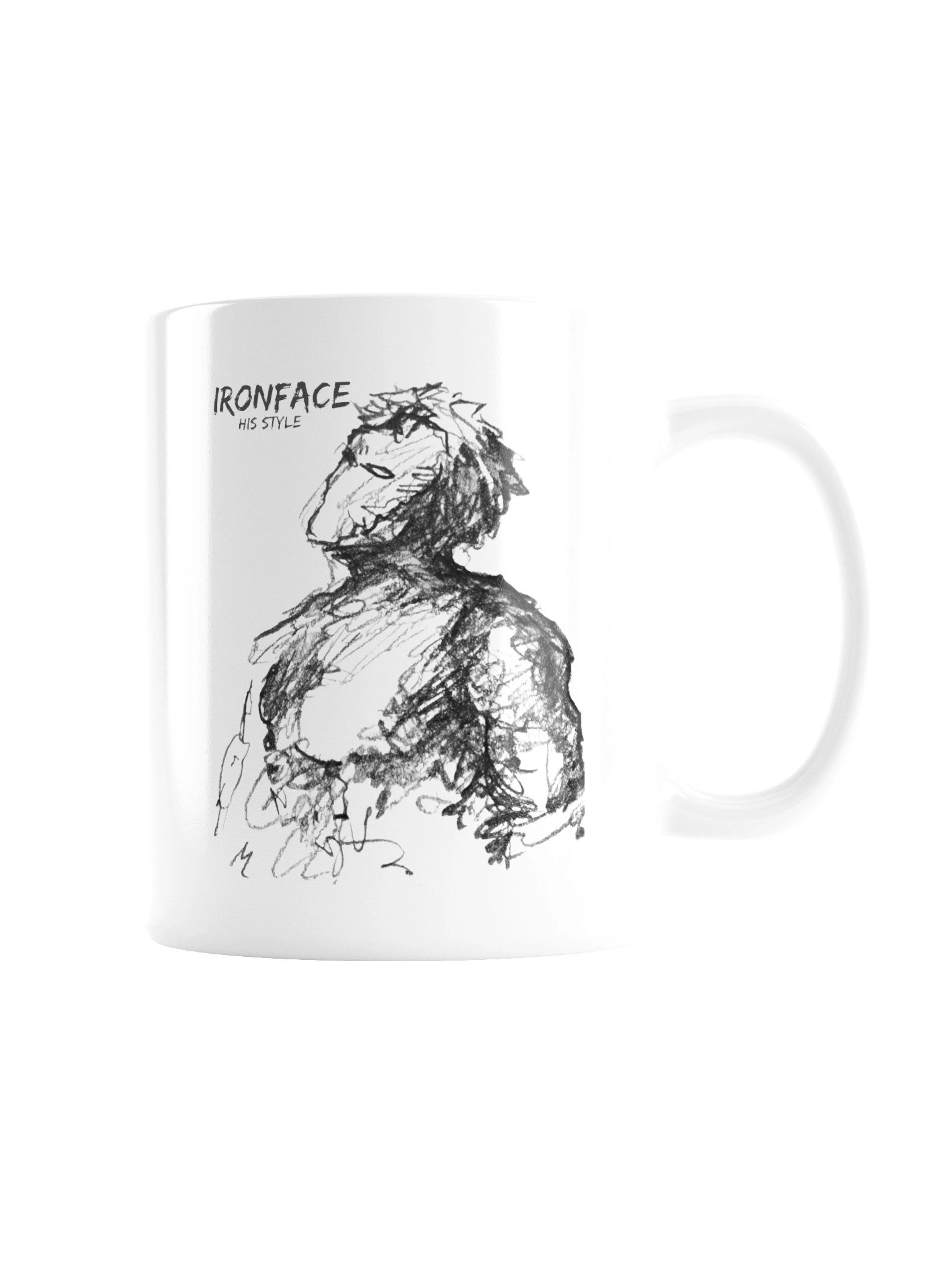 Ironface: His Style - White Mug product image (7)
