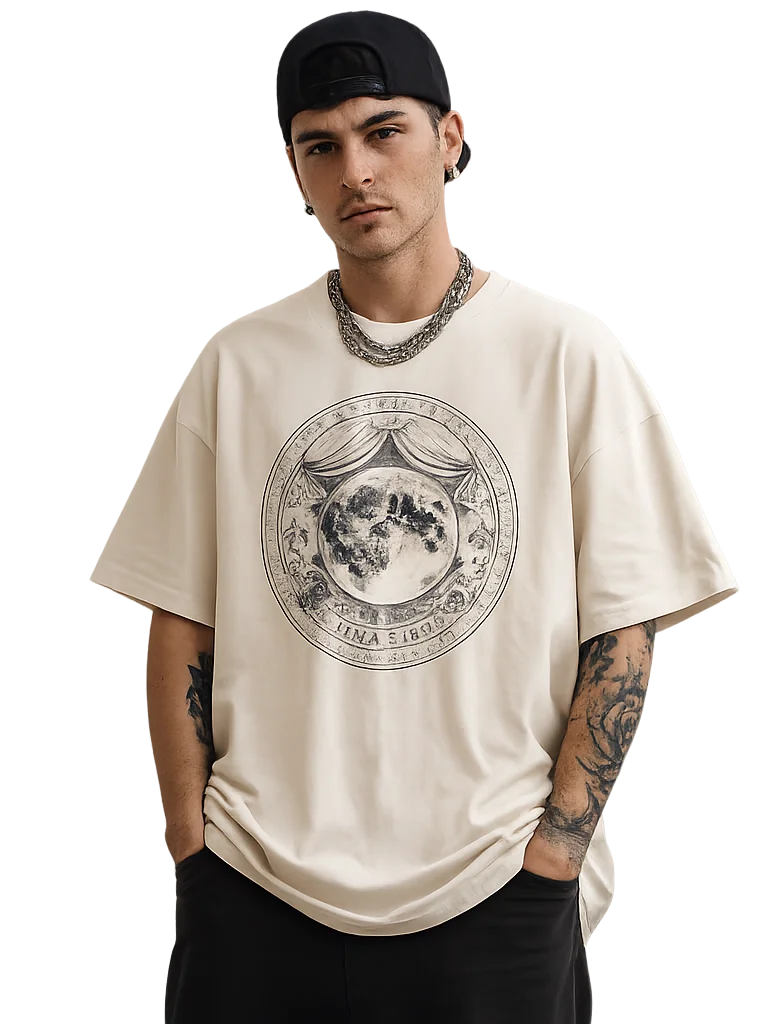 Luna Sacra Medallion // Sacred Moon Heavyweight Box Tee product image (2)
