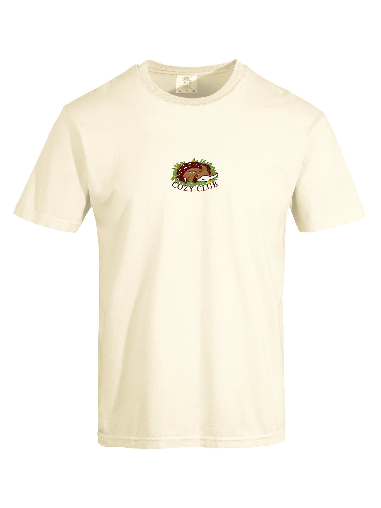 "Cozy Club" Embroidered T-Shirt product image (5)