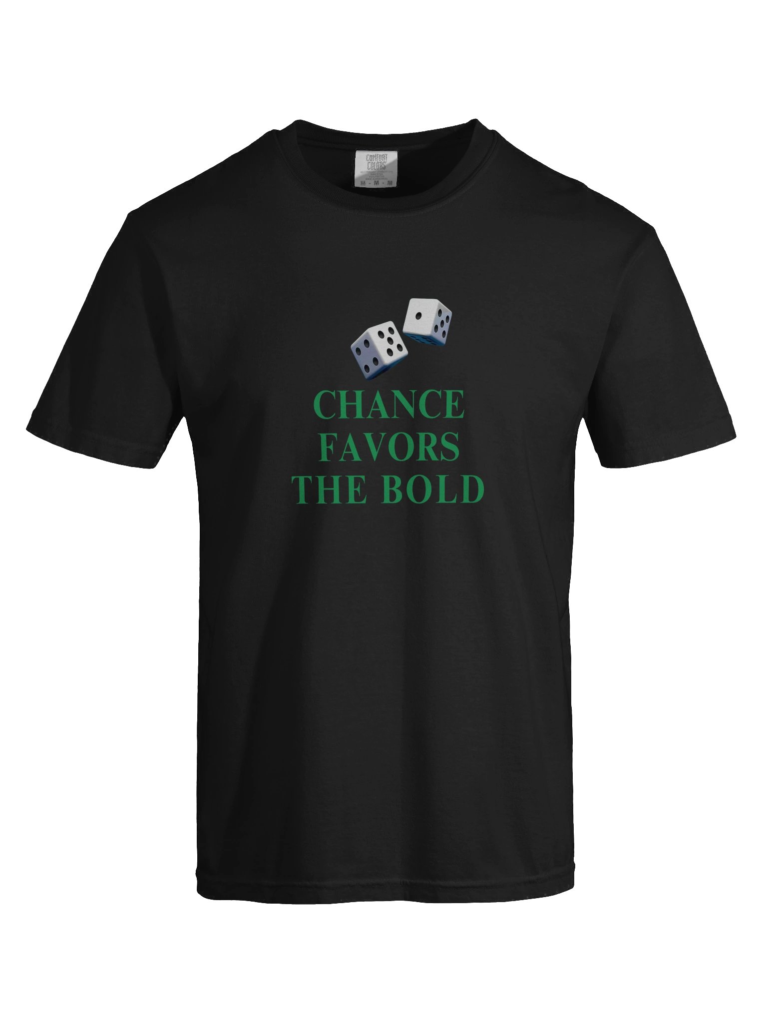 Bold Chance Dice Print T-Shirt product image (1)