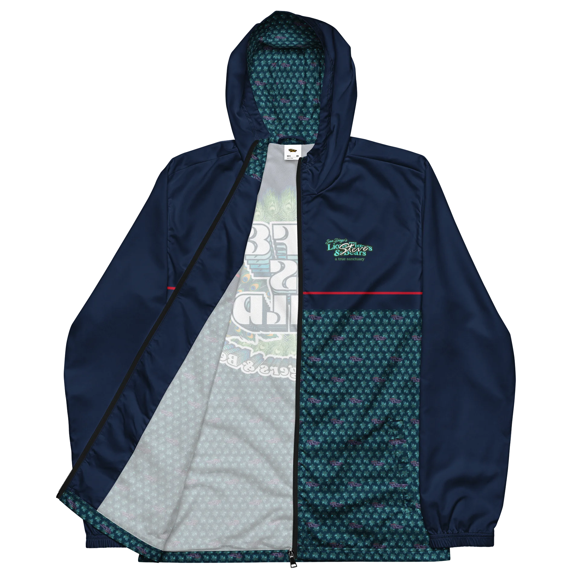 Navy/Palms/LIS (Steve) Windbreaker product image (2)