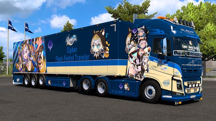 [ETS2] Cipher - Honkai: Star Rail [Combo Skin] product image (1)
