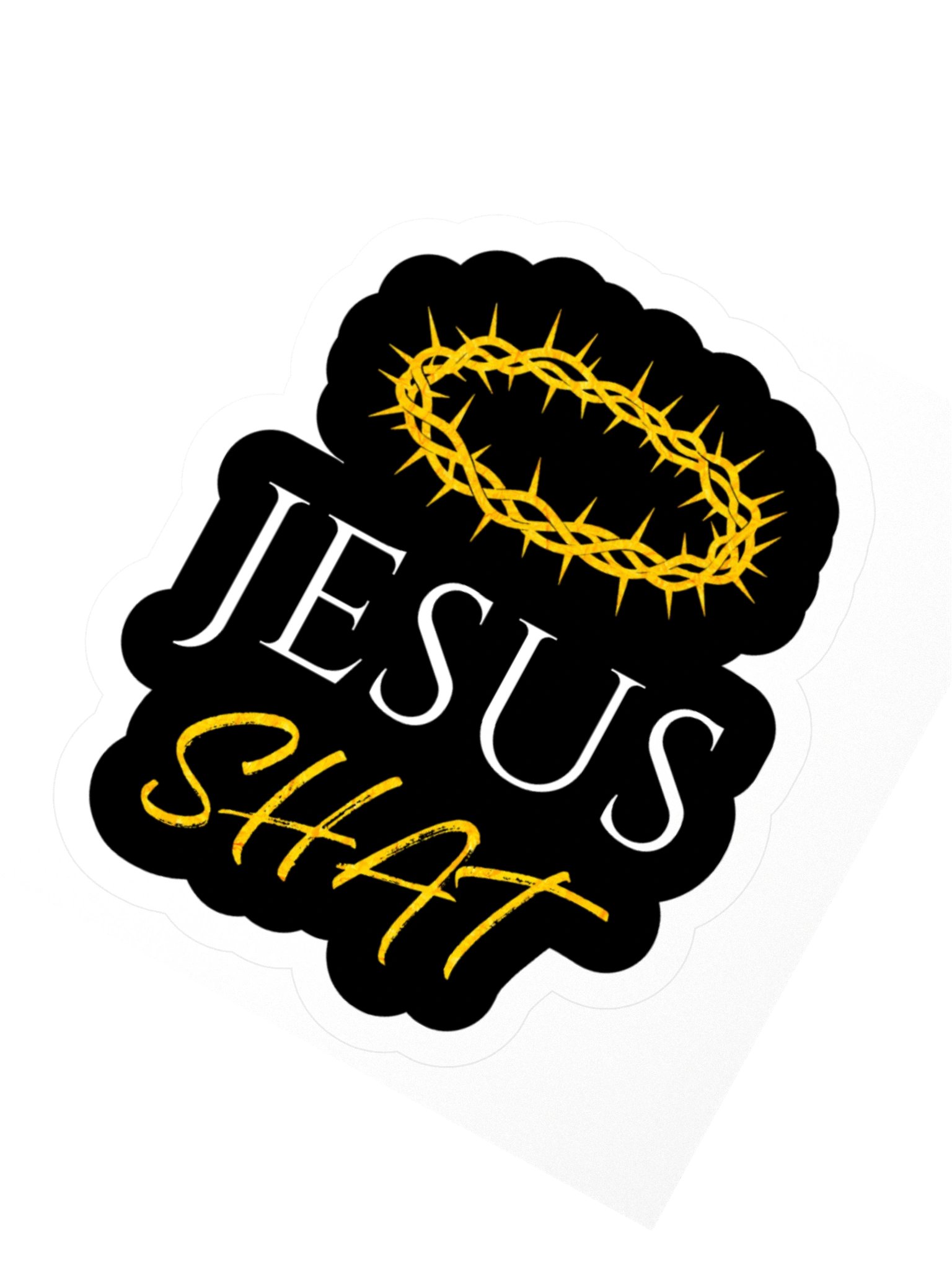Jesus Shat Sticker product image (2)