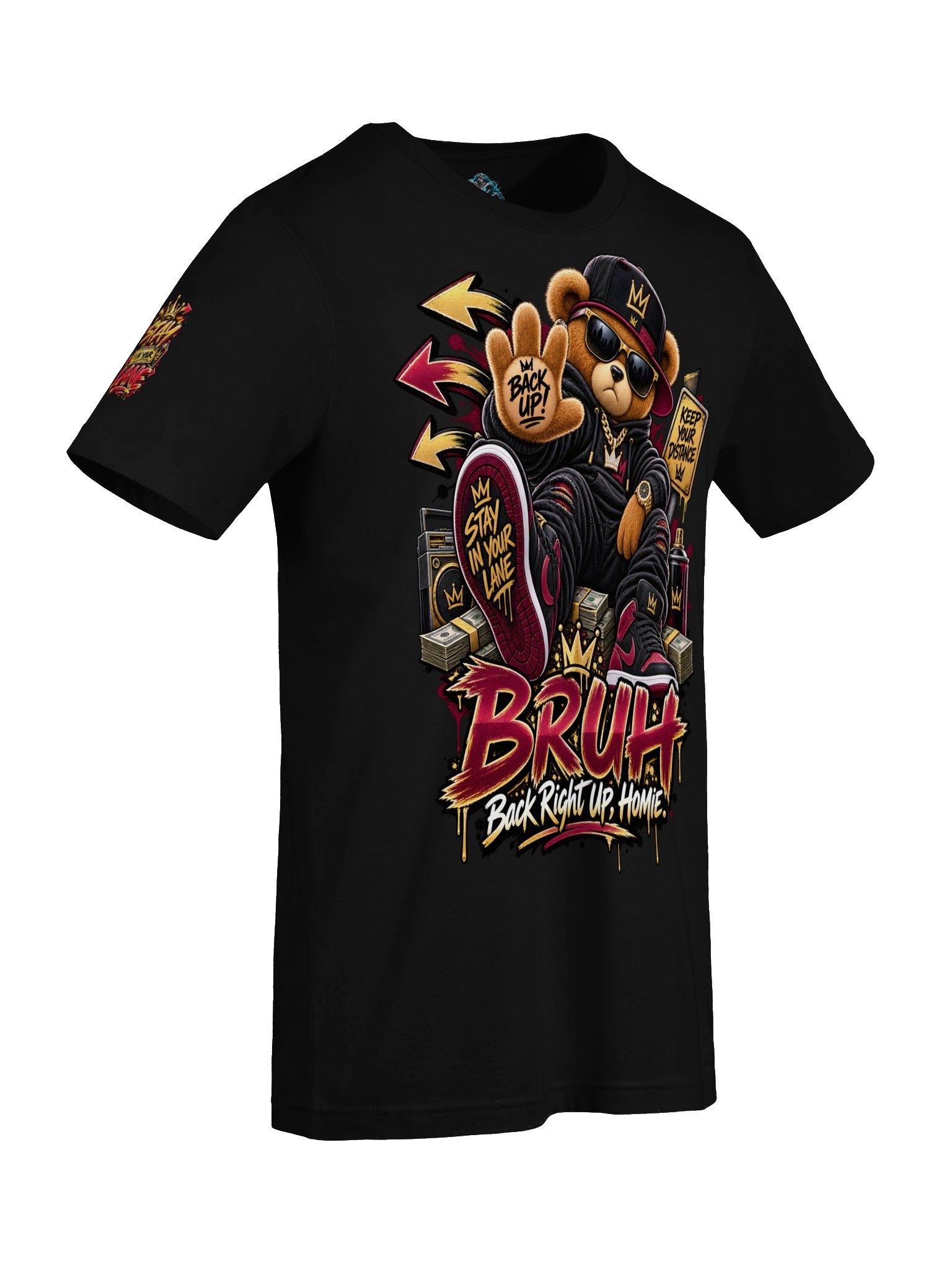 BRUH Tee – Back Right Up, Homie product image (7)