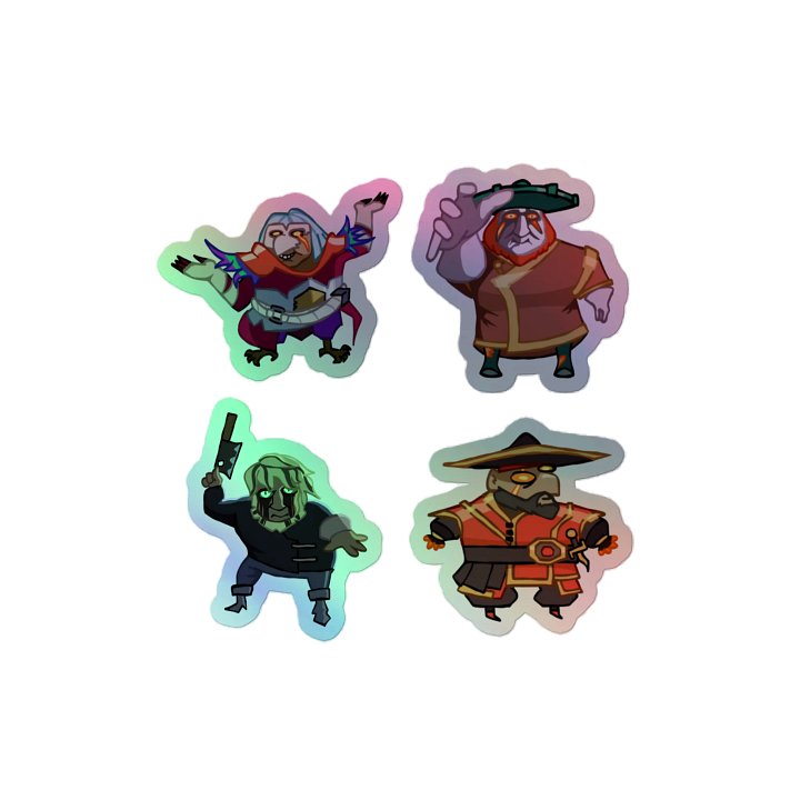 the nefarious 4 holo stickers product image (2)