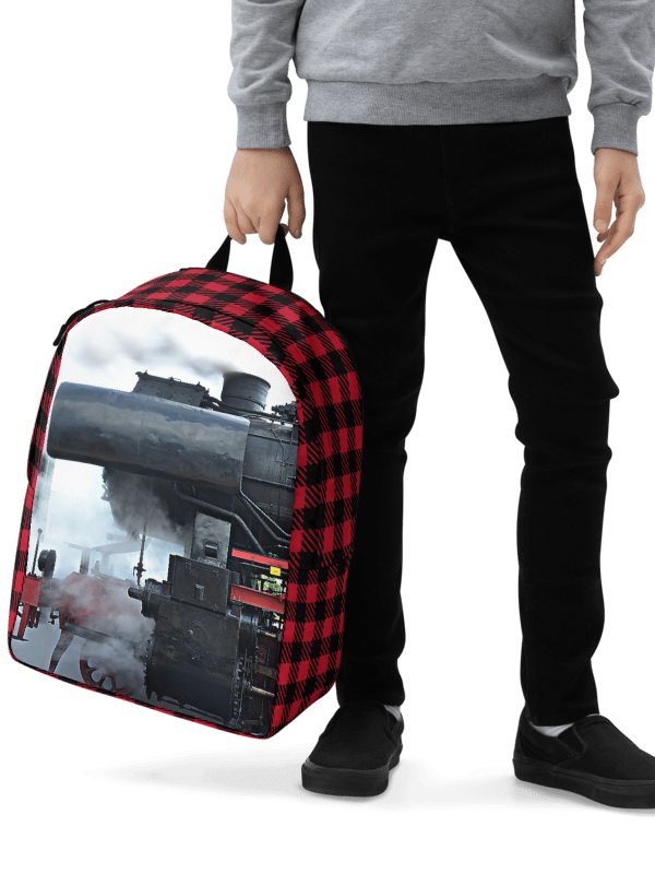 Design-backpack - Steam locomotive cutout (Light-colored Design) product image (2)