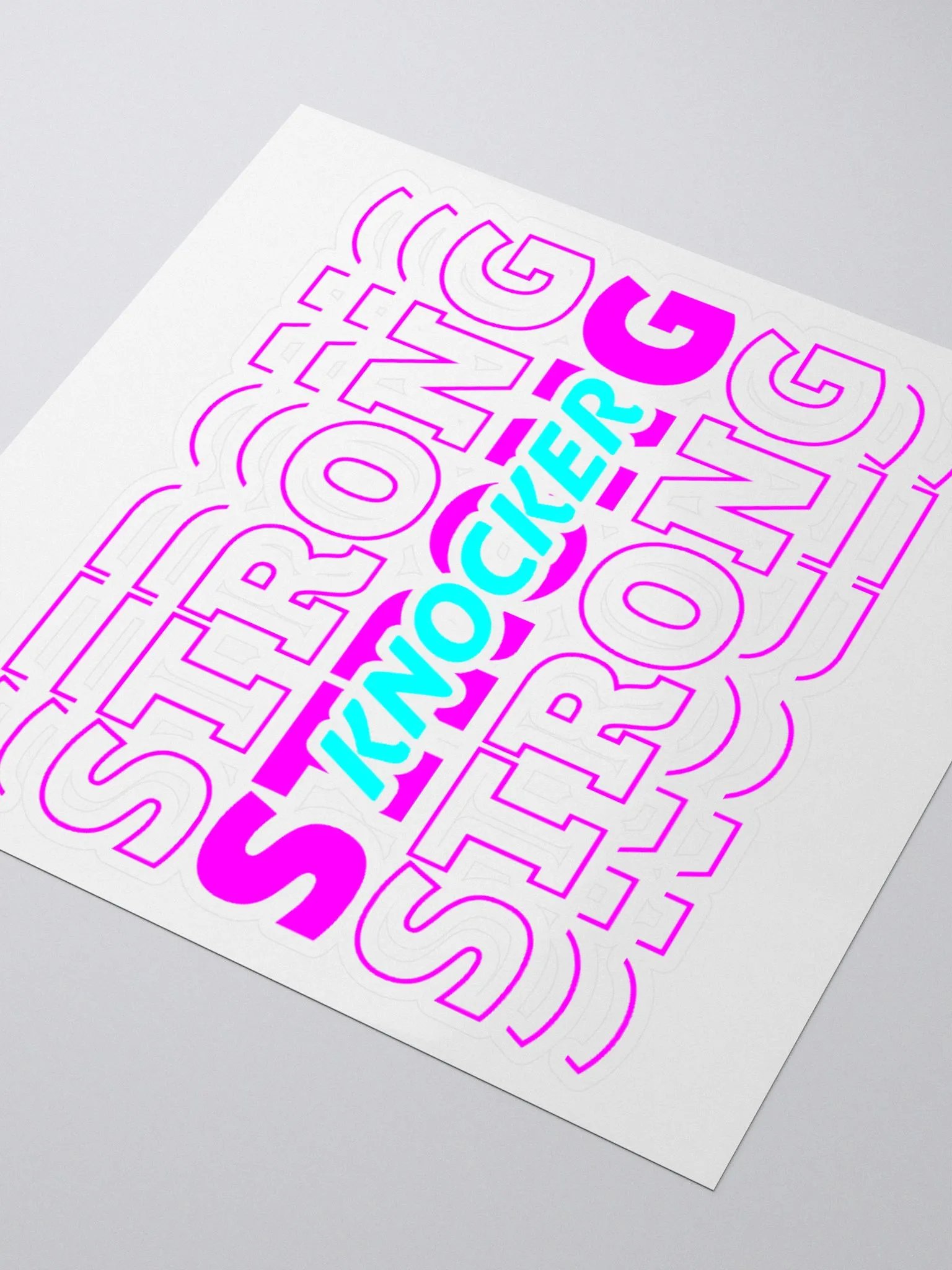 KNOCKER STRONG STICKER product image (3)
