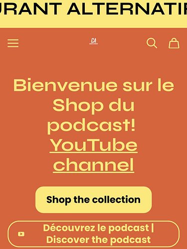 ⚡️LE COURANT SE PORTE DÉSORMAIS.

Courant Alternatif®, ce n’est pas seulement un podcast.

C’est un état d’esprit.
Des parcou...