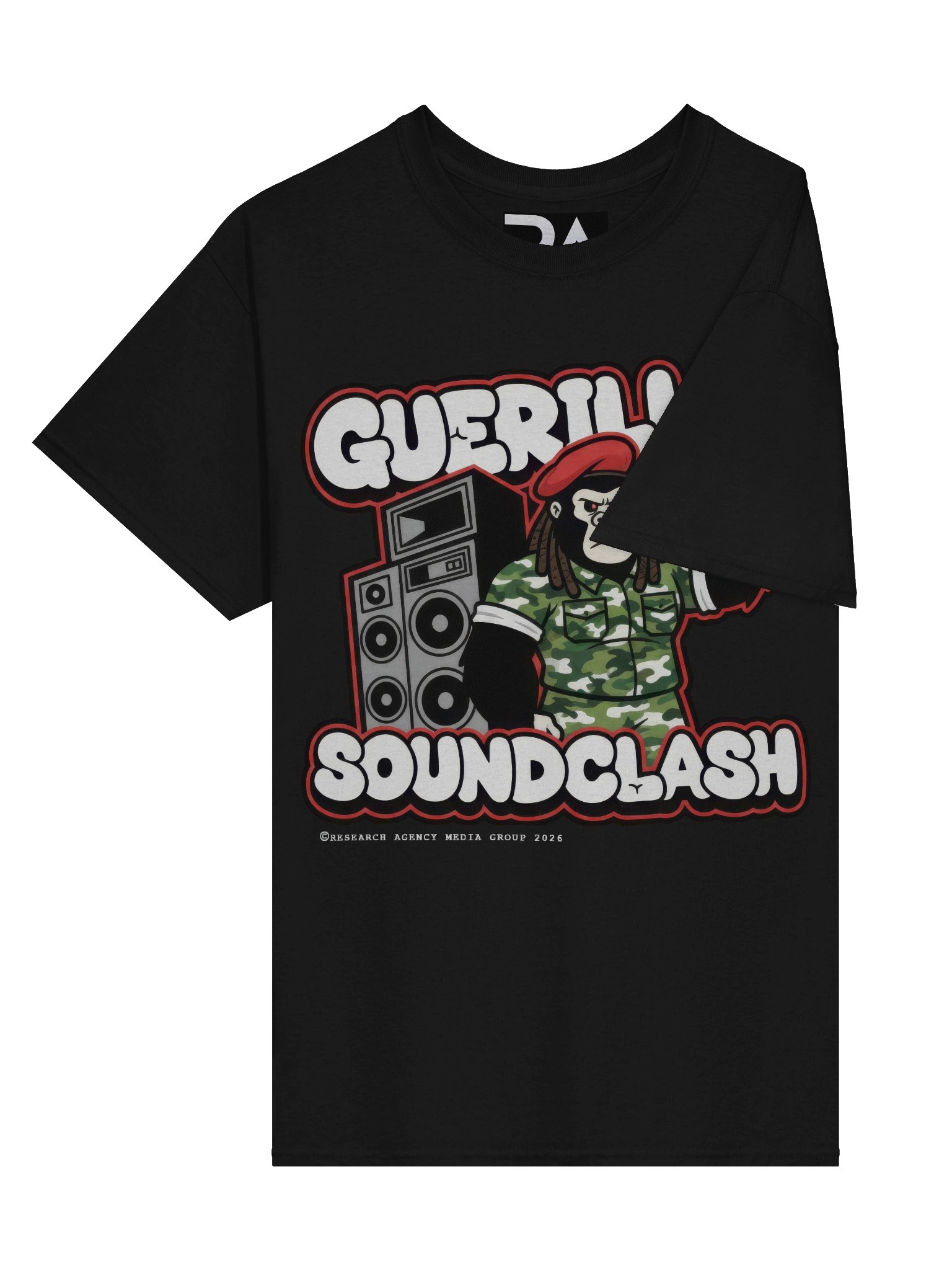 Guerilla Soundclash x Research Agency "PLUR Militants" T-Shirt product image (3)