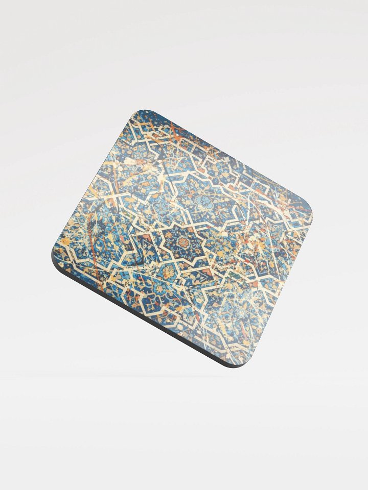 Geometric Splatter Cork Coaster product image (1)