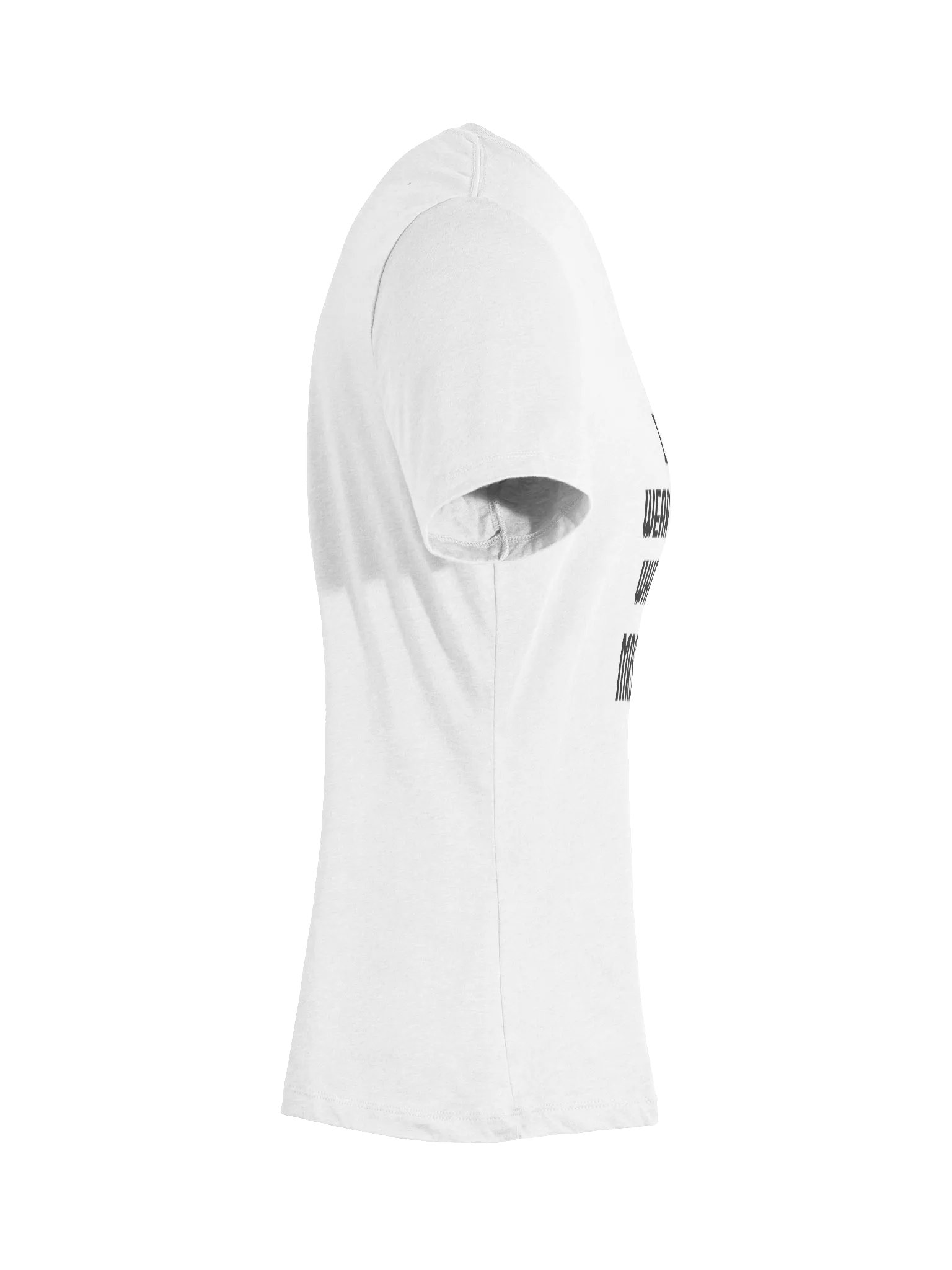 I Don't Wear This Women's V-Neck (Black Text) product image (20)
