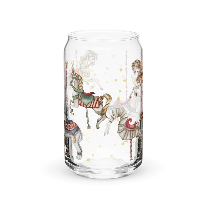 Midnight Circus Carousel Glass Can | 16oz – Unique & Stylish Drinkware product image (1)