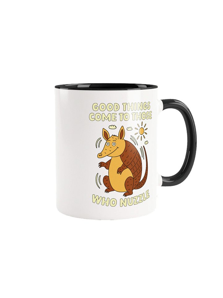 Good Things Come To Those Who Nuzzle Armadillo Mug product image (2)