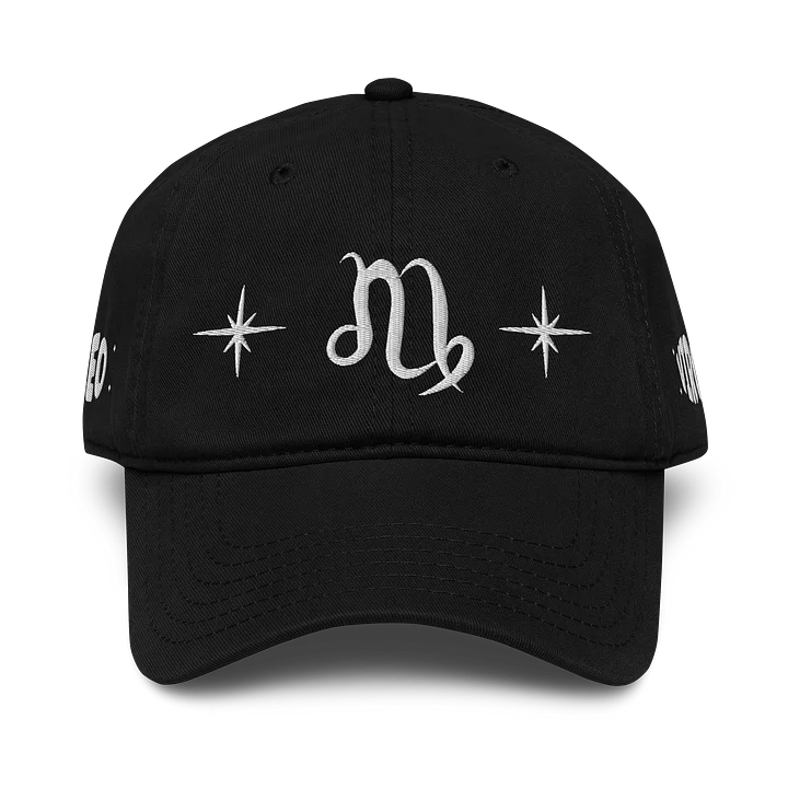 leo-virgo cusp dad hat (white) product image (1)