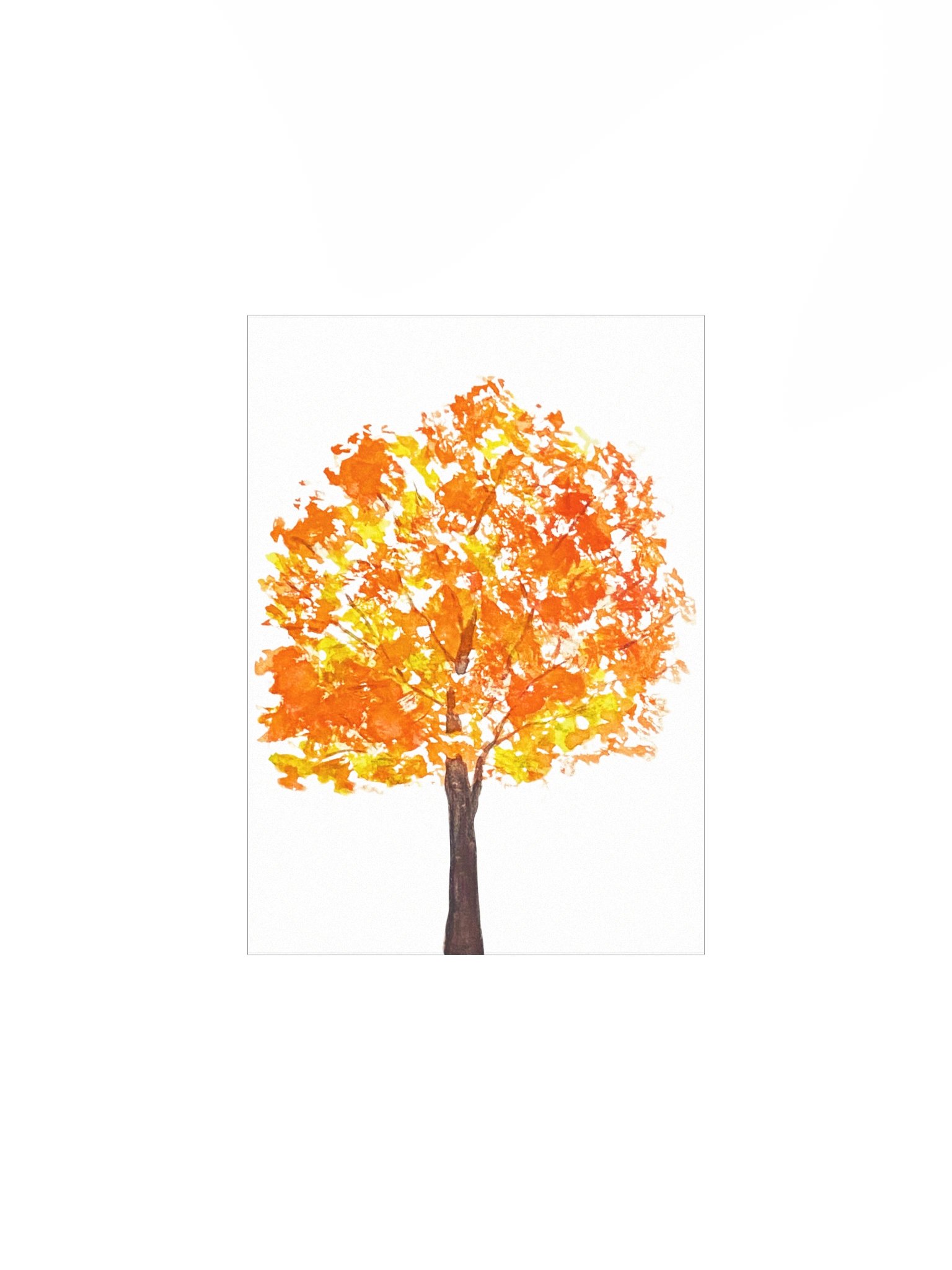 Sunset Tree Matte Poster product image (1)