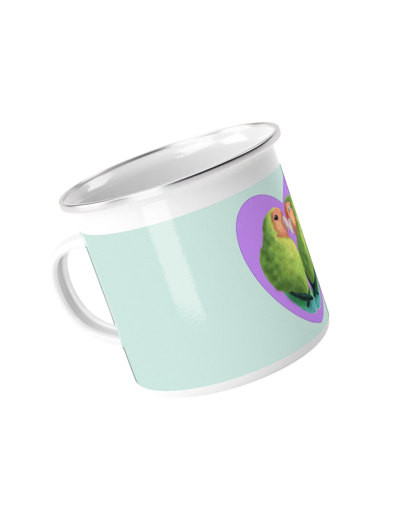 Lovebirds Enamel Mug product image (4)