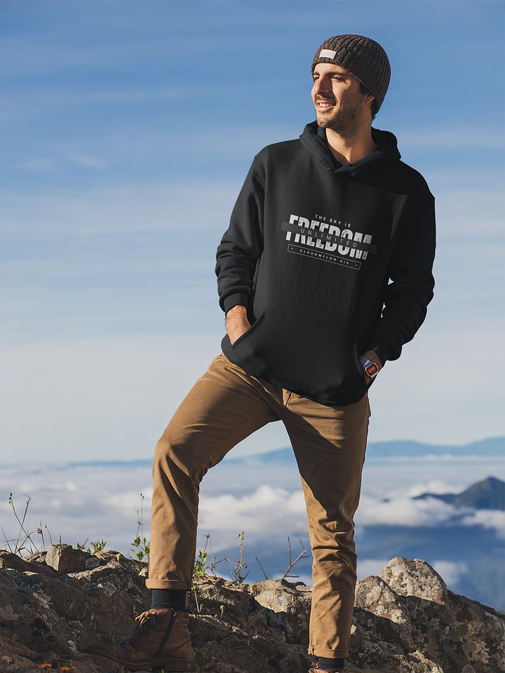 Freedom Independent Premium Hoodie - CloudMelon Vis product image (2)