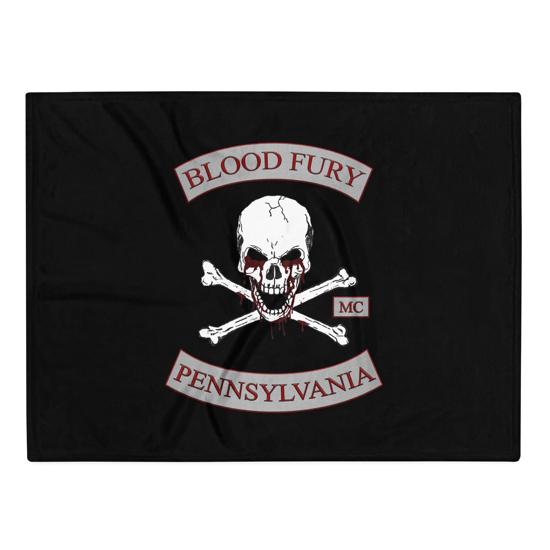 Blood Fury MC Throw Blanket product image (1)