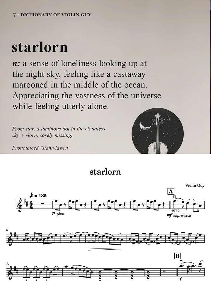 starlorn - Sheet Music product image (1)