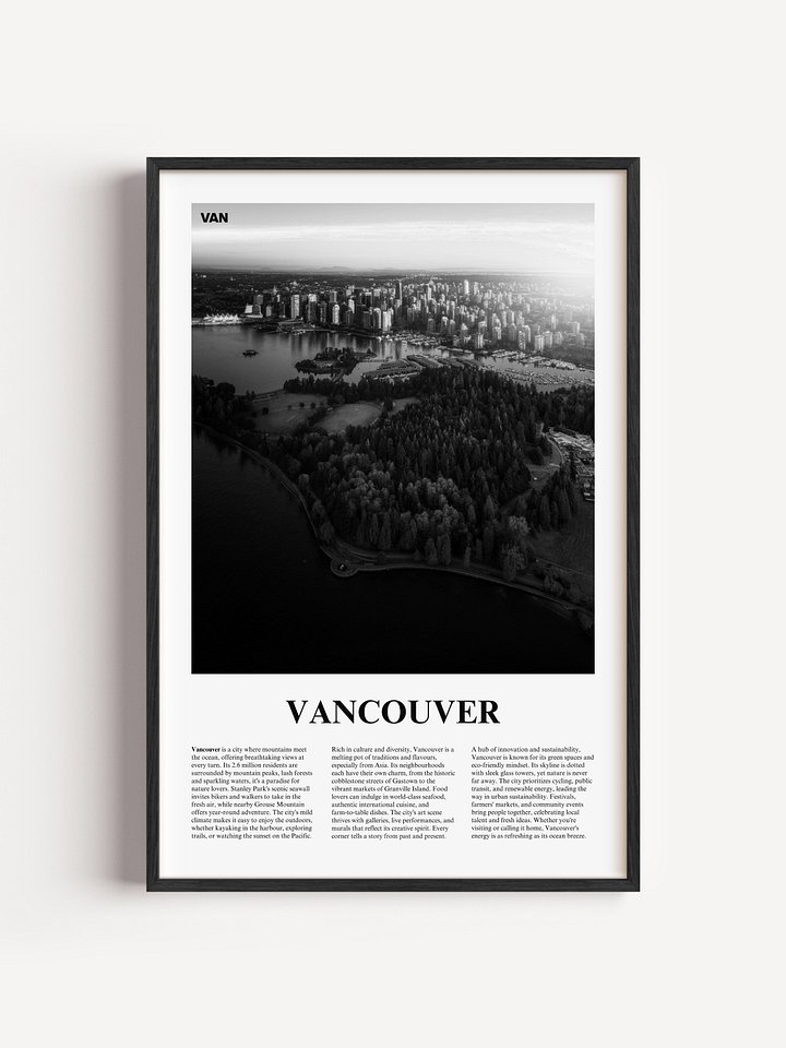 Vancouver 01 Newspaper Poster product image (1)
