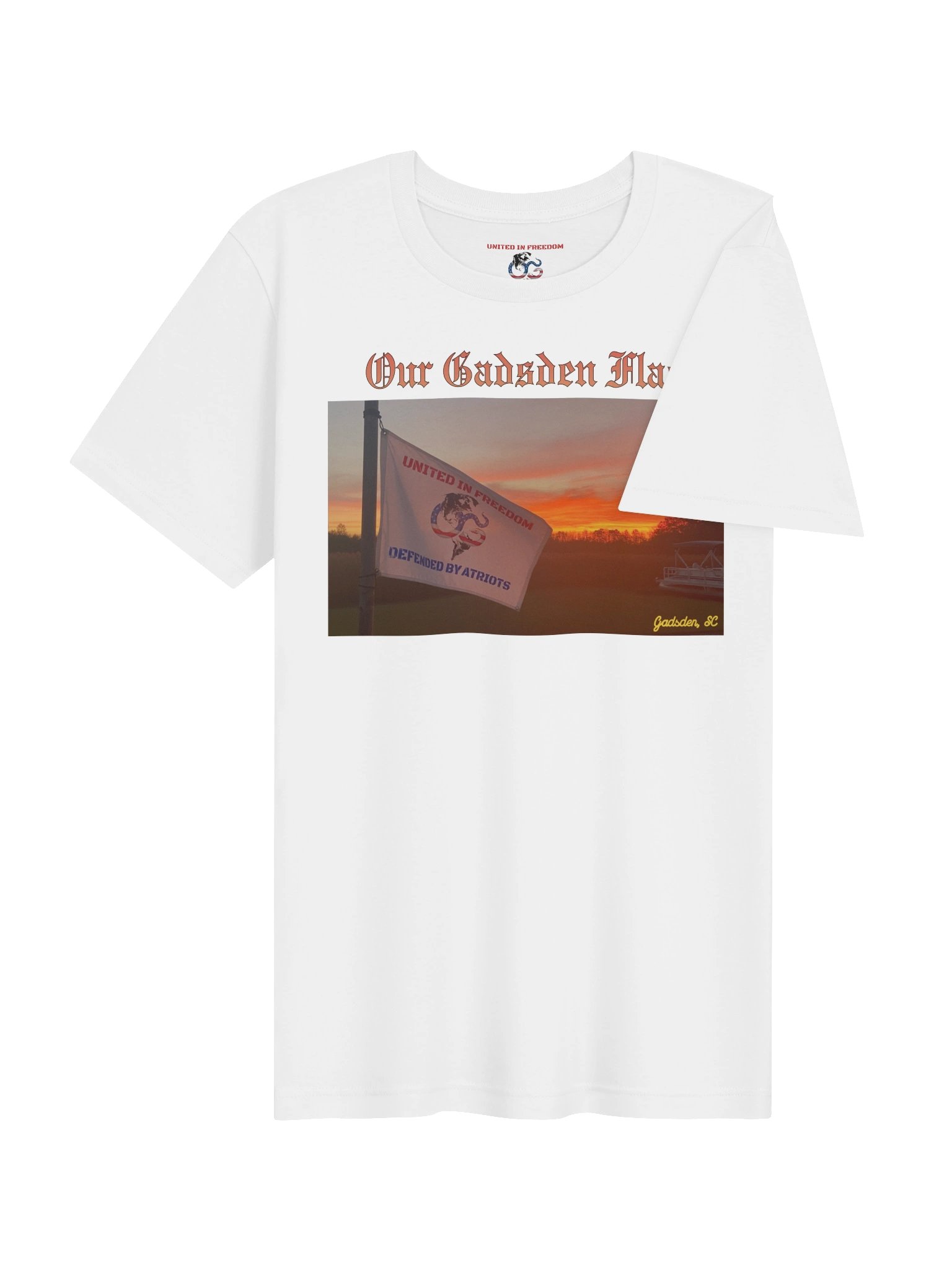 Our Gadsden Flag Freedom Sunset Tee product image (41)