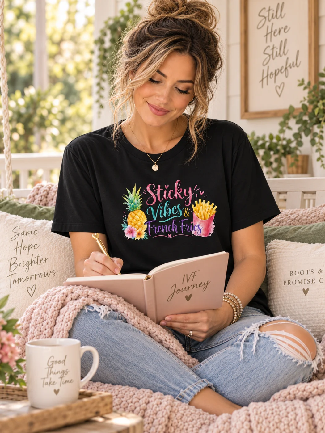 Sticky Vibes & French Fries IVF T-Shirt product image (3)