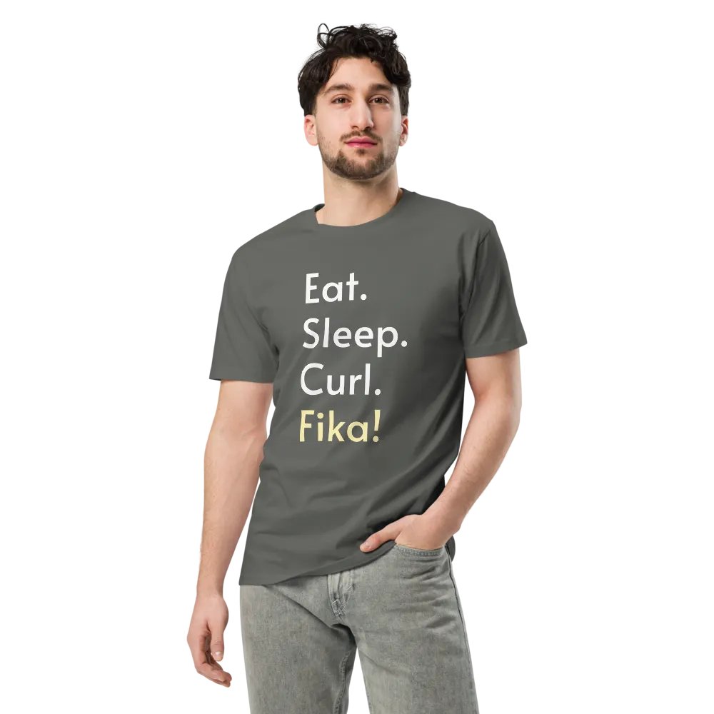 Fika Tee - Charcoal product image (7)
