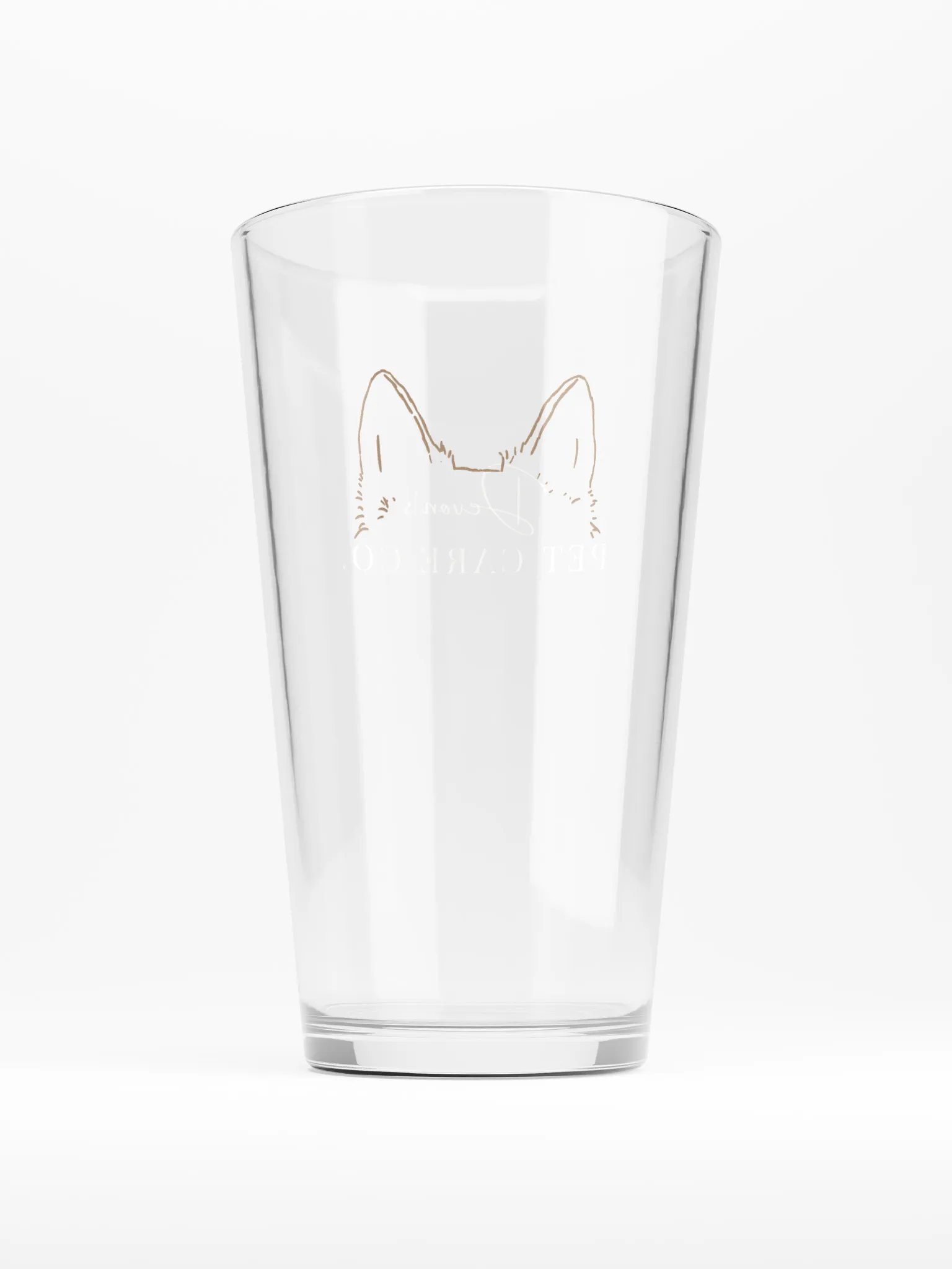 Logo Pint Glass product image (2)