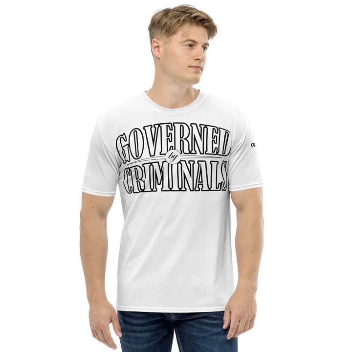 Governed By Criminals - USA - White - Crew Neck T-Shirt product image (1)