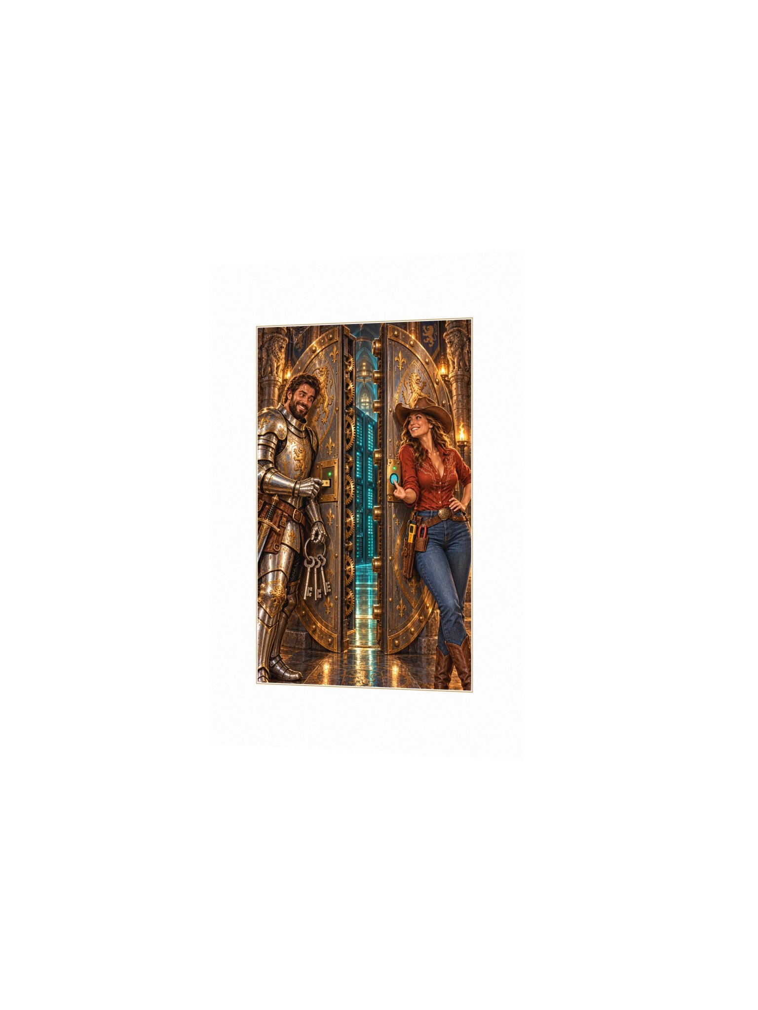 Two Factor Small Art Print product image (2)