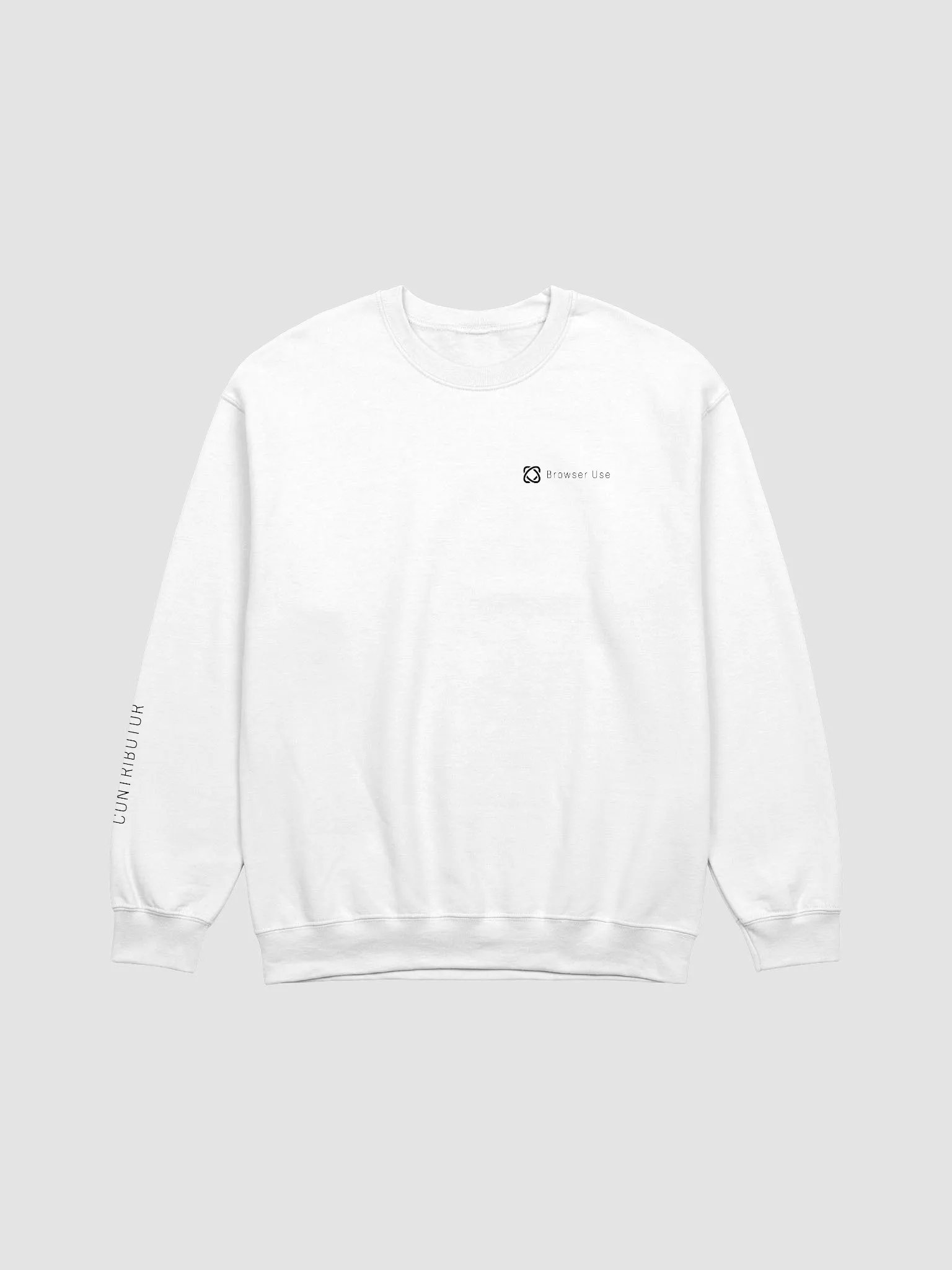 USE CREWNECK SWEATER (WHITE) product image (1)