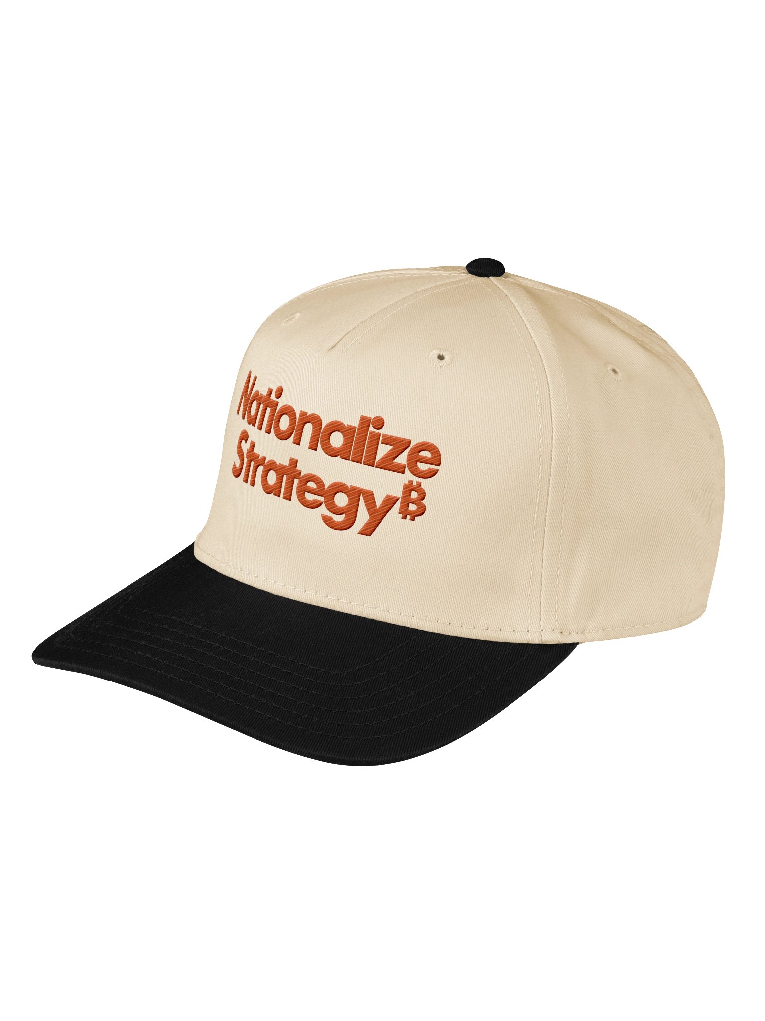 Nationalize Strategy Embroidered Hat - Black/Natural product image (3)