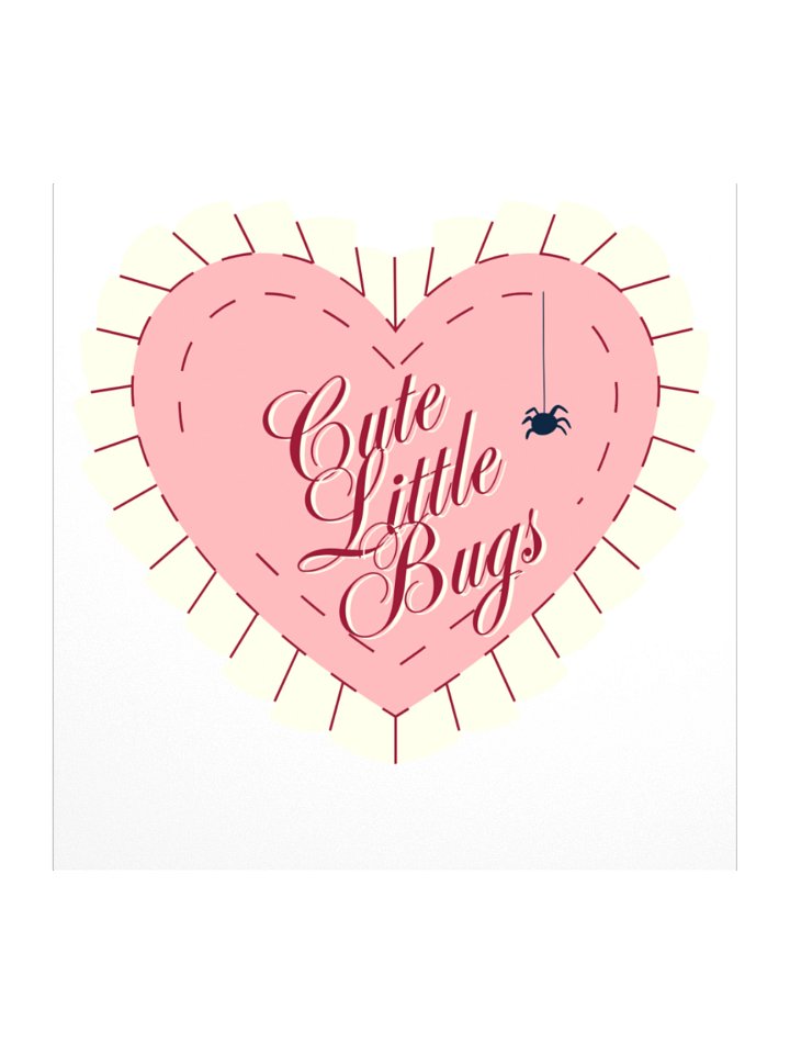 Heart Cute Little Bugs Sticker product image (1)
