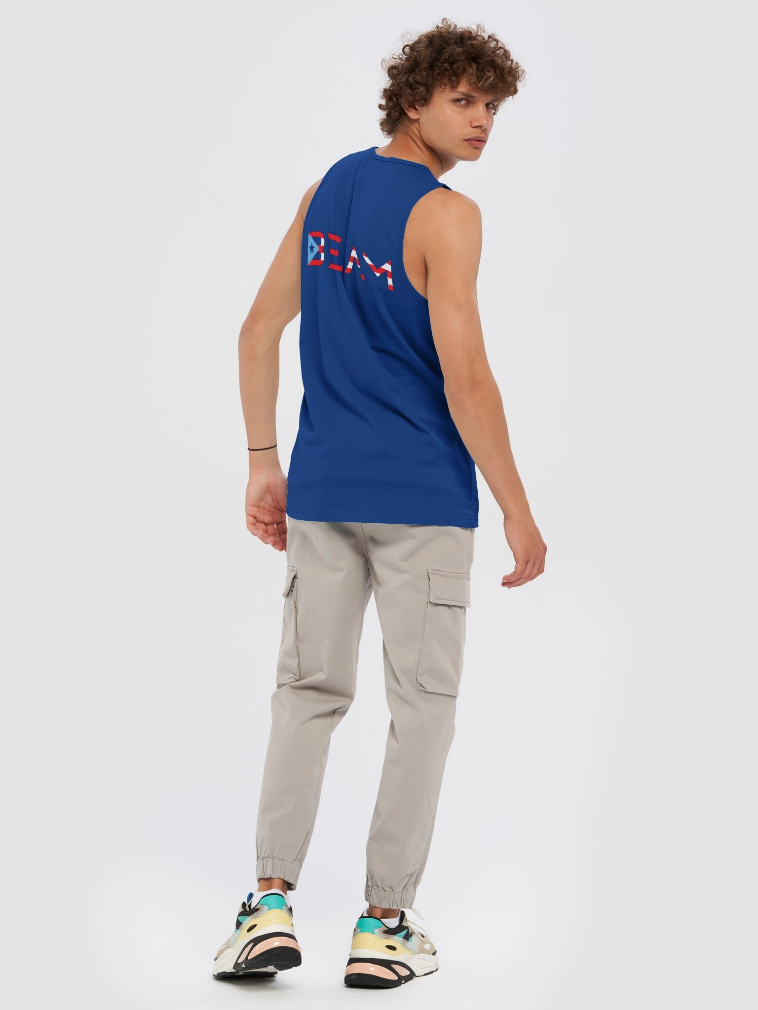 BEAM BORIQUA BLUE TANK TOP product image (6)