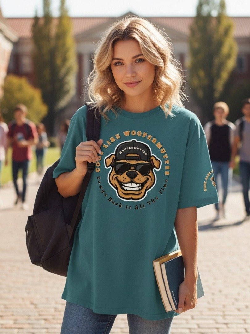Brown Bulldawg WooferMutter™ Organic T-Shirt product image (1)