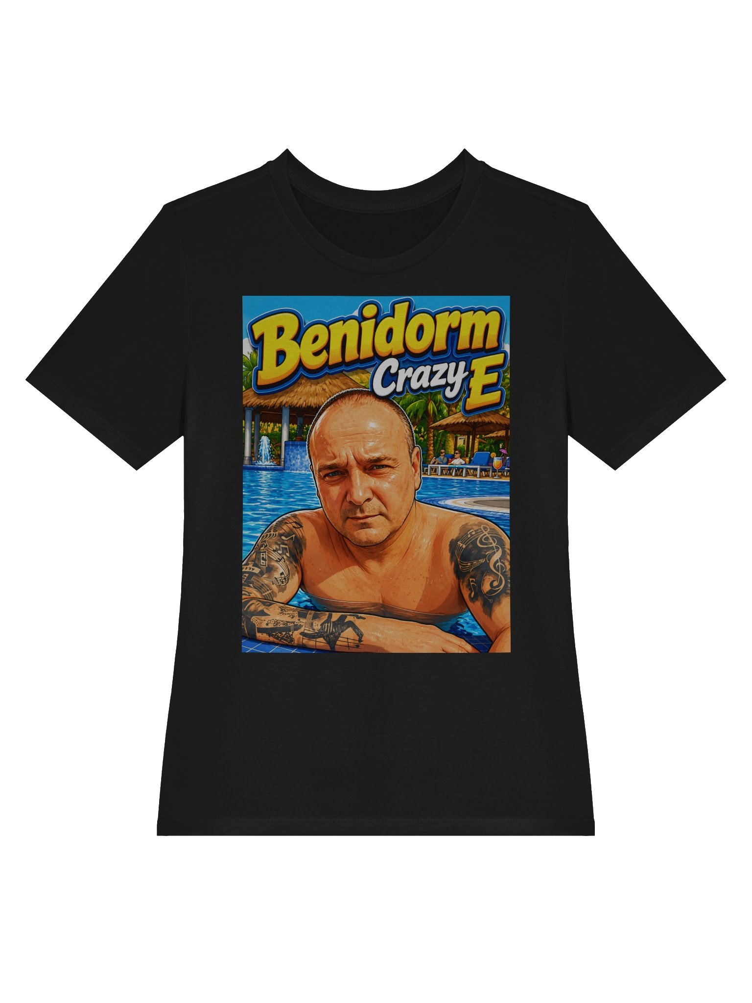 Benidorm Crazy E Pool Selfie Tee Ladies product image (3)