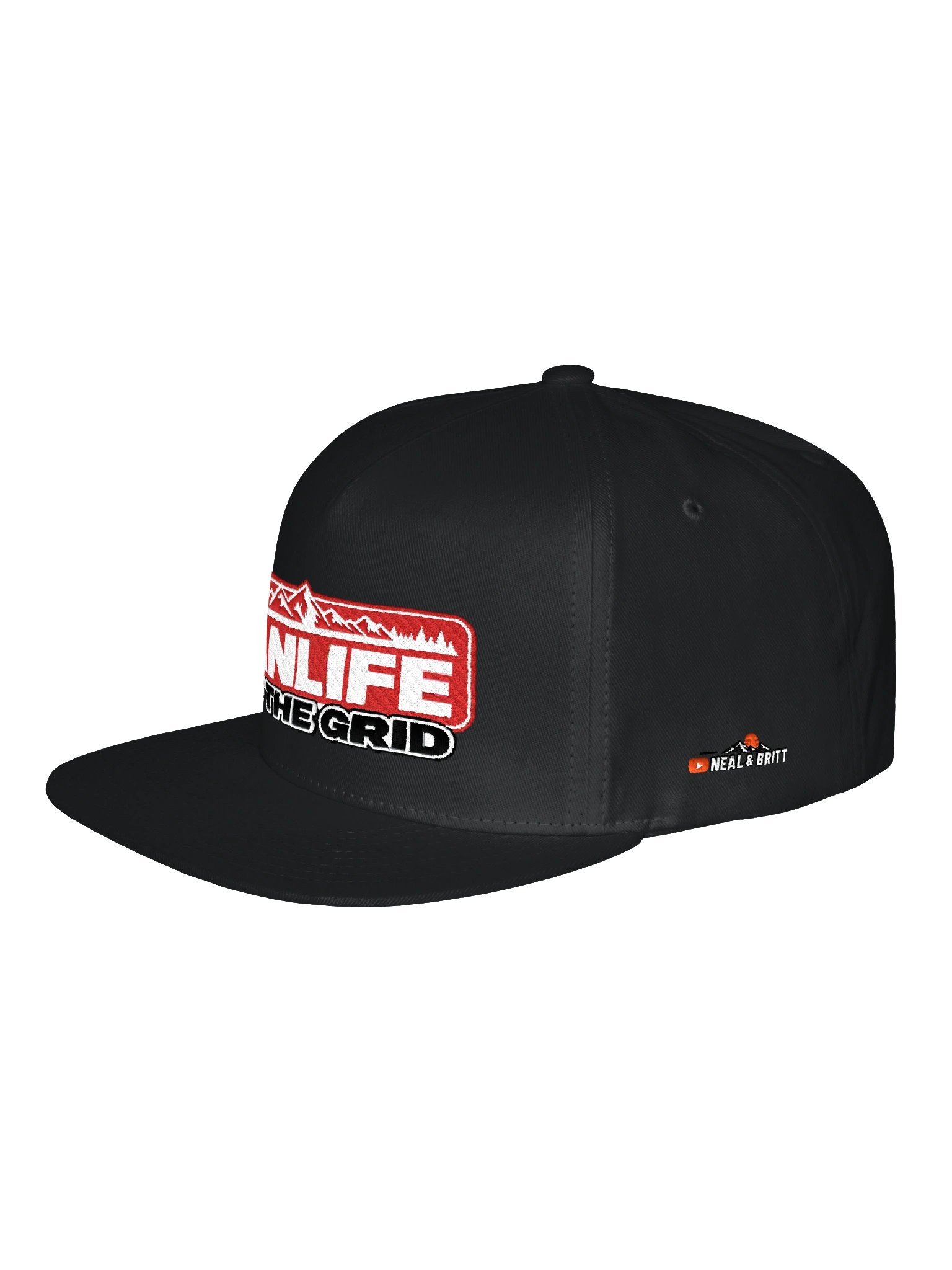 Vanlife Off the Grid Snapback Hat | Black product image (2)