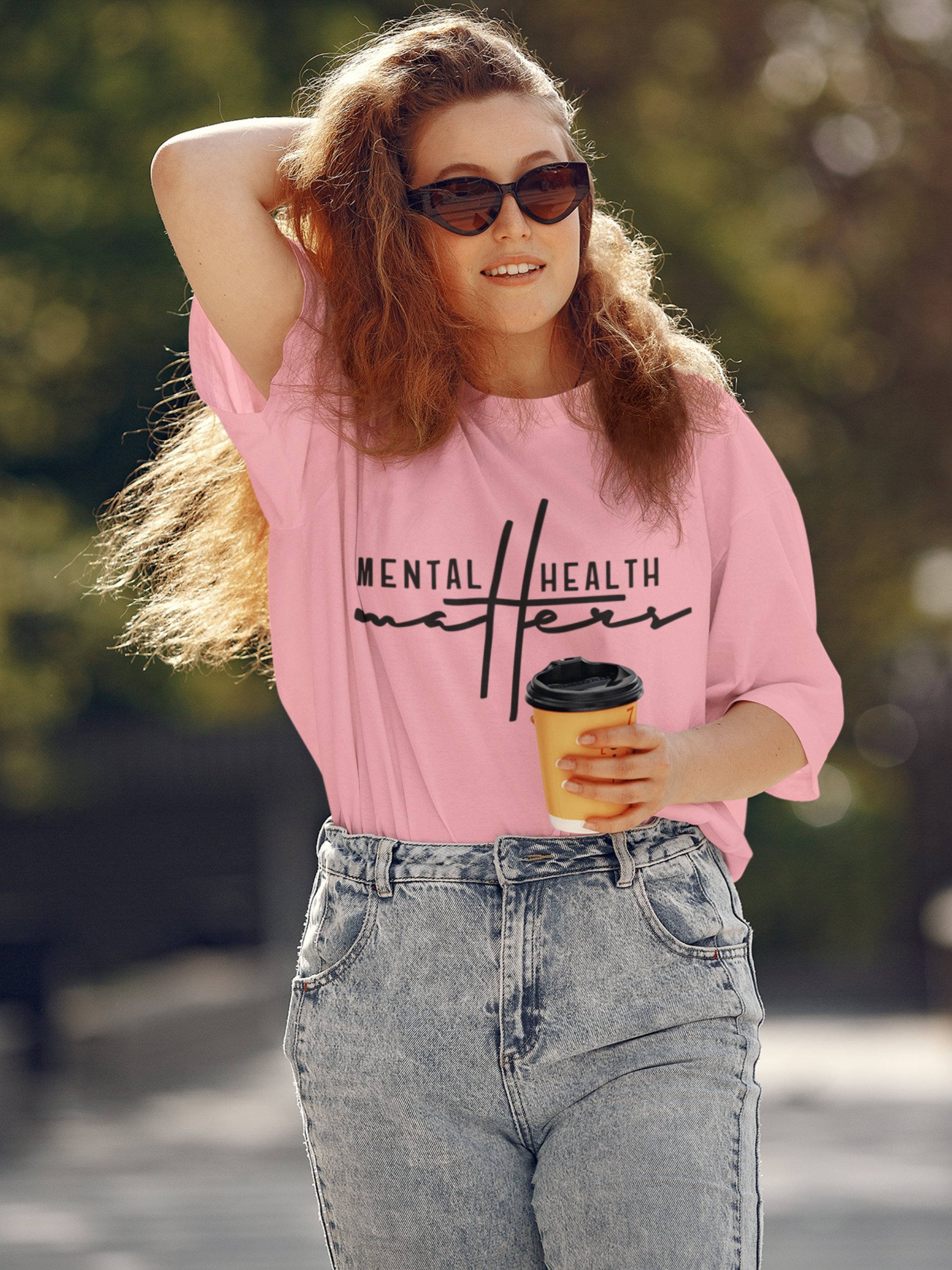 Mental Health Matters – Simple Reminder for Emotional Well-Being Unisex T-Shirt product image (5)