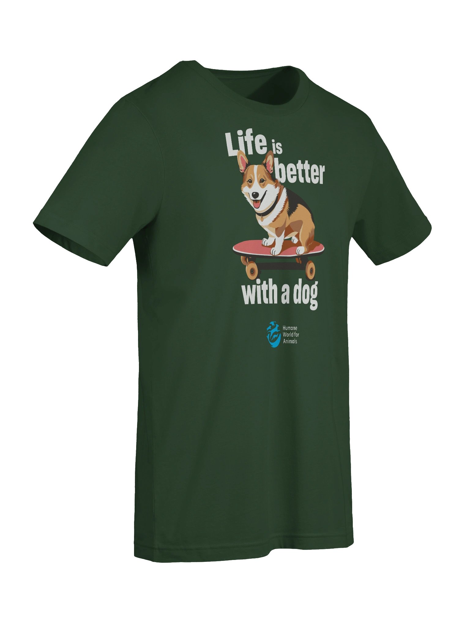 Life is better with a dog - T-shirt product image (5)