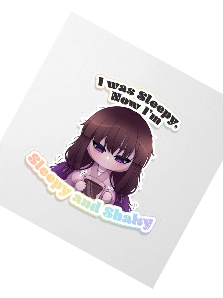 caffeinated sticker product image (2)