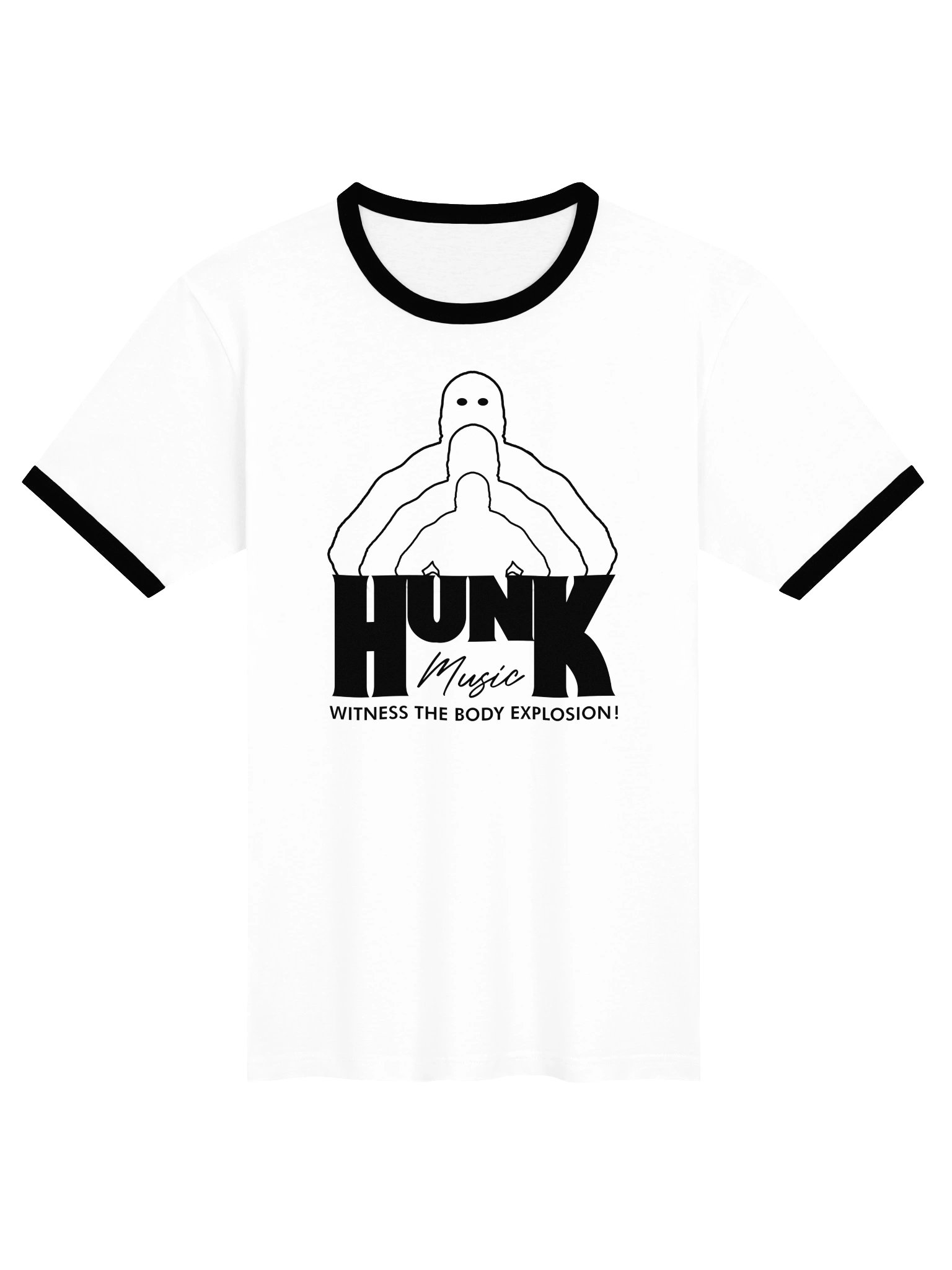 HUNK MUSIC: Body Explosion - Raglan Tee product image (1)