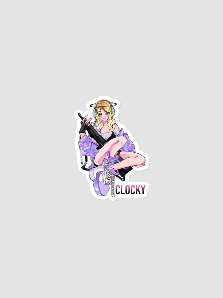 Clocky-Punk Sticker product image (1)