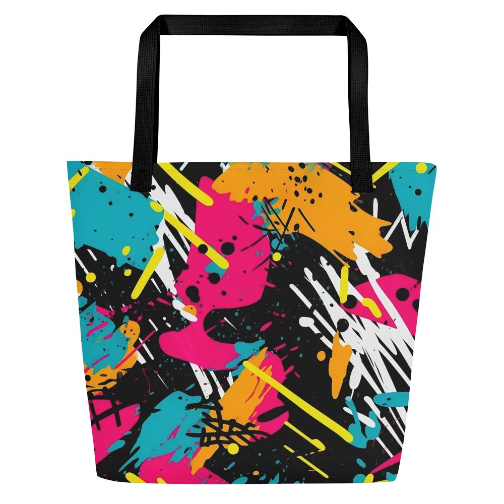 Neon Splatter 90's Inspired Tote Bag product image (1)