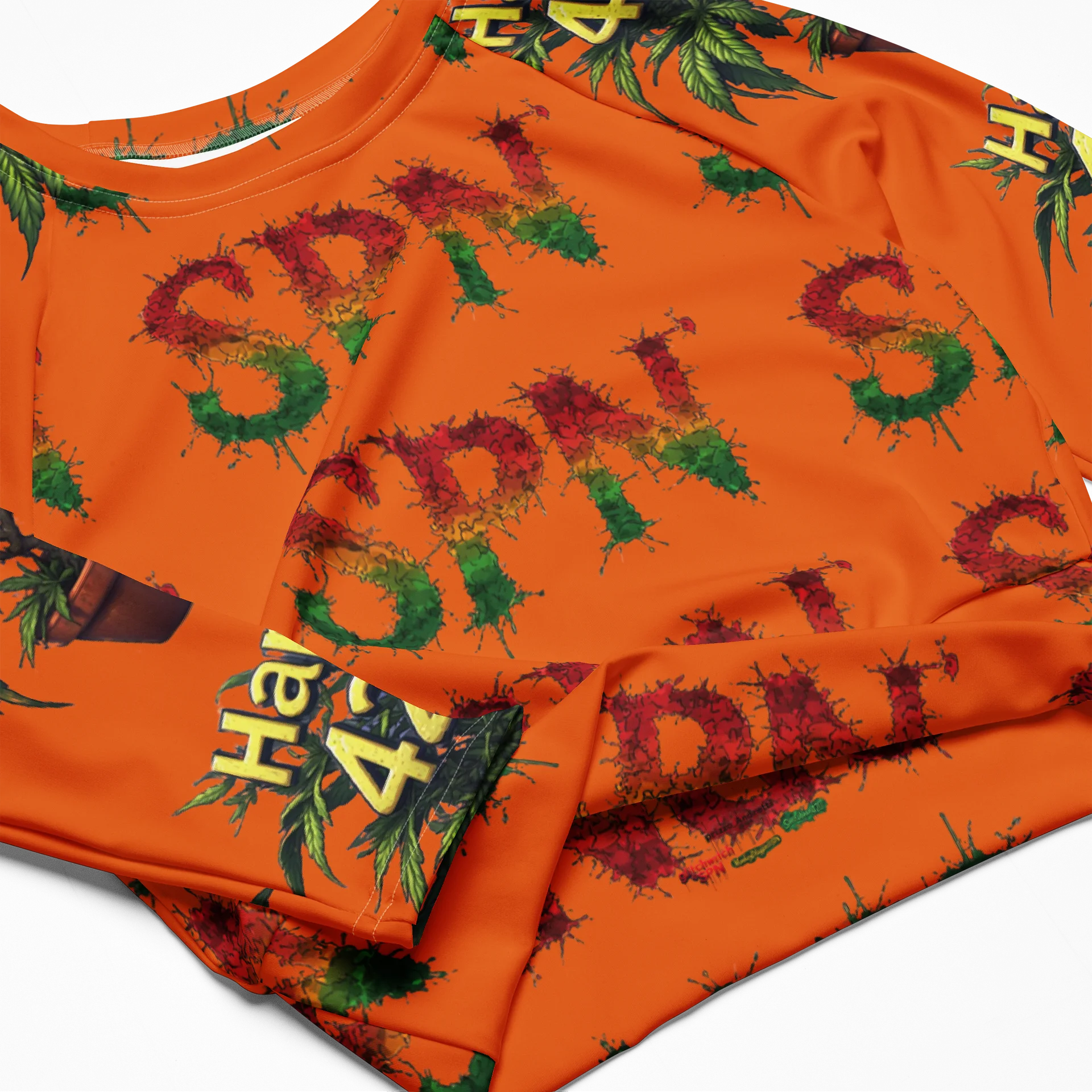420 SPN All-Over Print Crop Top product image (4)