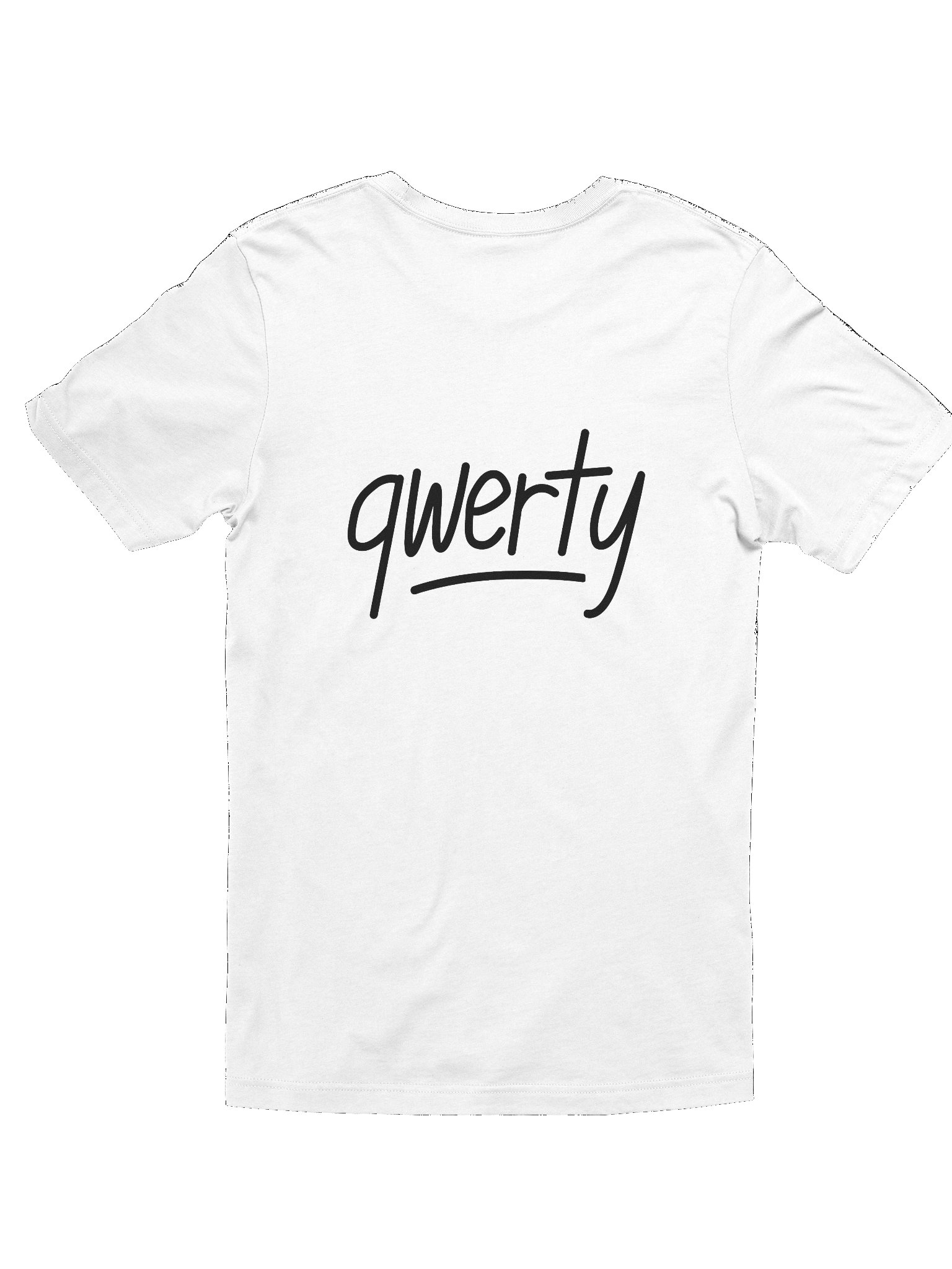 qwerty Tee (white) product image (2)