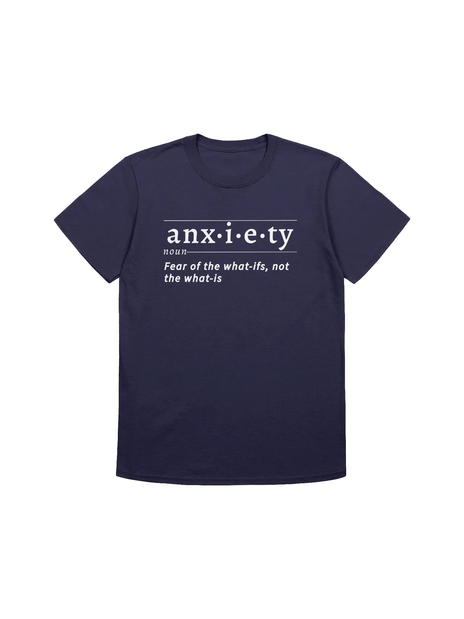 Anxiety Definition Unisex Tee wht v2 product image (1)