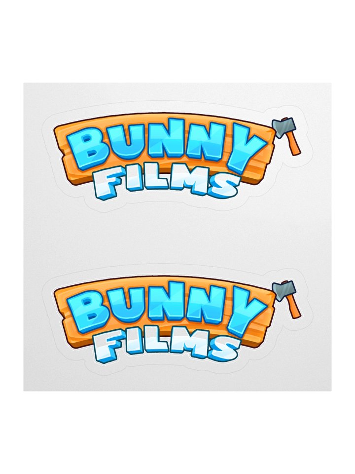 Bunny Films Logo Stickers product image (1)